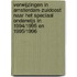 Verwijzingen in Amsterdam-Zuidoost naar het speciaal onderwijs in 1994/1995 en 1995/1996