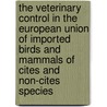 The veterinary control in the european union of imported birds and mammals of cites and non-cites species door N. Teesing