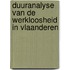 Duuranalyse van de werkloosheid in Vlaanderen