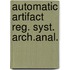 Automatic artifact reg. syst. arch.anal.