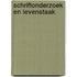 Schriftonderzoek en levenstaak