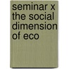 Seminar x the social dimension of eco door Mann-Kler