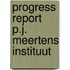Progress report P.J. Meertens Instituut