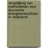 Vergelijking van methodieken voor duurzame energieoverzichten in Nederland