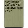 Programma van eisen & aanbevelingen PV-OV door H. de Gooijer