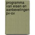 Programma van eisen en aanbevelingen PV-OV