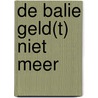 De balie geld(t) niet meer by S.D. Bijleveld