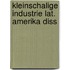 Kleinschalige industrie lat. amerika diss