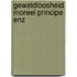 Geweldloosheid moreel principe enz