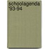 Schoolagenda '93-94