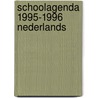 Schoolagenda 1995-1996 nederlands door J. Hoortgat