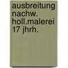 Ausbreitung nachw. holl.malerei 17 jhrh. door Gerson