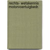 Rechts- wetskennis motorvoertuigbedr. by K.J. Streutker