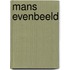 Mans evenbeeld