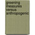 Greening measures versus anthropogenic