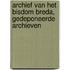 Archief van het bisdom Breda, gedeponeerde archieven