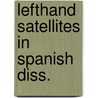 Lefthand satellites in Spanish diss. by M. de los Angeles Escobar Alvarez