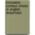 Intonation contour choice in English dissertatie