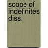 Scope of indefinites diss. door Ruys
