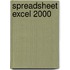 Spreadsheet Excel 2000