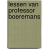 Lessen van professor boeremans door Boucq