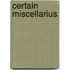 Certain miscellarius
