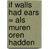 If walls had ears = Als muren oren hadden
