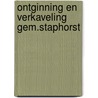 Ontginning en verkaveling gem.staphorst door Wolde