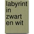 Labyrint in zwart en wit