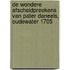 De wondere afscheidpreekens van pater Daneels, Oudewater 1705