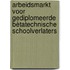 Arbeidsmarkt voor gediplomeerde bètatechnische schoolverlaters