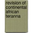 Revision of continental african teranna