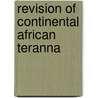 Revision of continental african teranna door J. Degreef