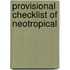 Provisional checklist of neotropical