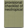 Provisional checklist of neotropical by Andersson