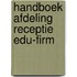 Handboek afdeling receptie edu-firm