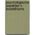 Psychologische aspekten v. boeddhisme