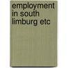 Employment in south limburg etc door Kremers