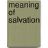 Meaning of salvation