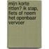 Mijn korte ritten? Ik stap, fiets of neem het openbaar vervoer