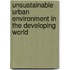 Unsustainable Urban environment in the developing world
