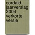 Cordaid Jaarverslag 2004 Verkorte versie