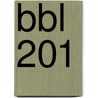 BBL 201 by R. Hoogstraten
