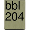 BBL 204 by R. Hoogstraten