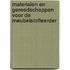 Materialen en gereedschappen voor de meubelstoffeerder
