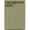 Management (404) door R. Hoogstraten