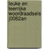 Leuke en leerrijke woordraadsels J0082AN