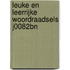 Leuke en leerrijke woordraadsels J0082BN