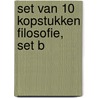 Set van 10 kopstukken filosofie, set B door Onbekend