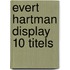 Evert Hartman display 10 titels